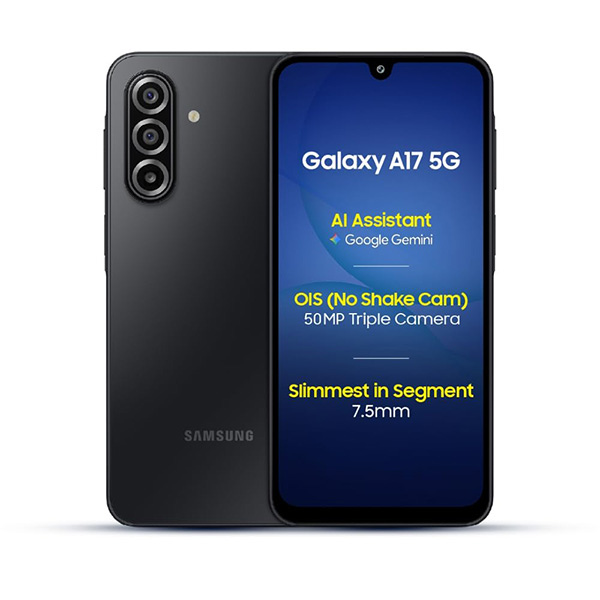 Buy Samsung A17 5G 8GB 256GB A176BZK Black Mobiles - Vasanth & Co