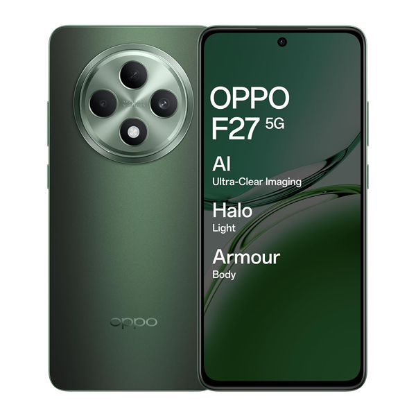 Buy Oppo F27 5G 8GB 128GB Emerald Green Mobile Phone - Vasanth & Co