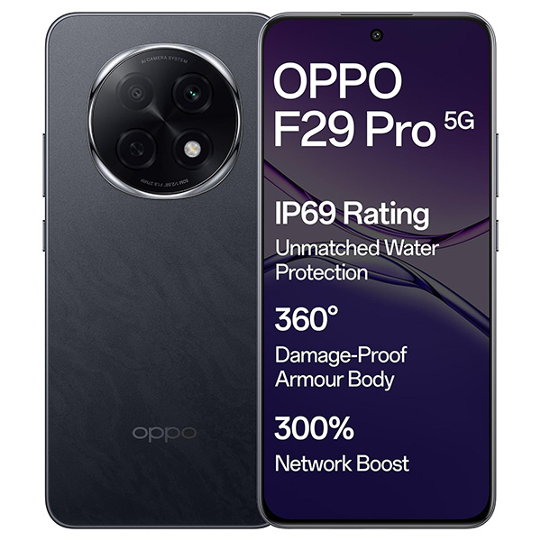 Buy Oppo F29 Pro 5G 12GB 256GB Granite Black Mobile Phone - Vasanth & Co