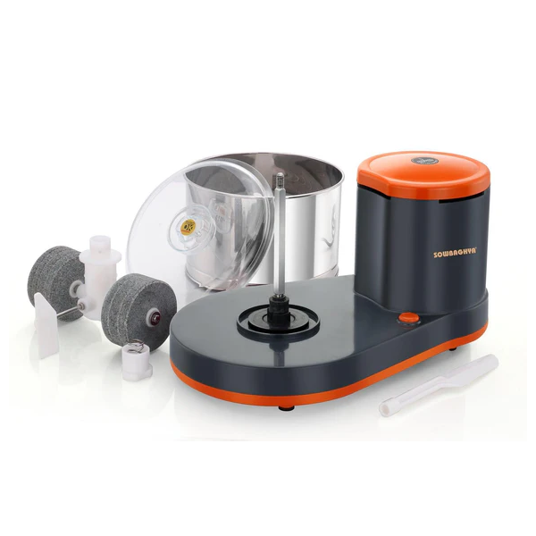 Buy Sowbaghya Kaya 2L Blue/Grey Table Top Wet Grinder with Attachment – Vasanth & Co