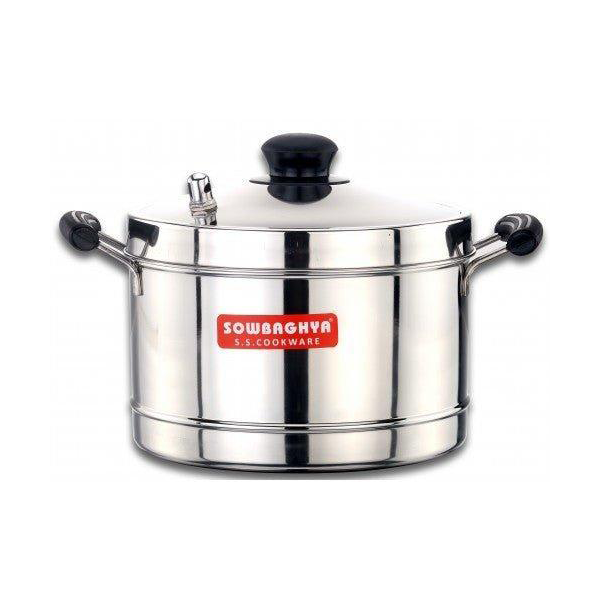 Buy Sowbaghya Ultima IB SS Idly Cooker (4 Plates) – Vasanth & Co