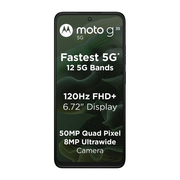 Buy Motorola G35 5G 8GB 128GB Leaf Green Mobile Phone - Vasanth & Co