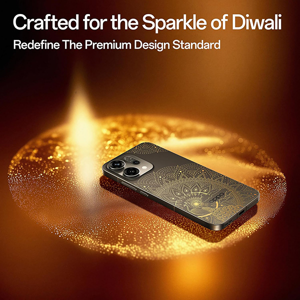 Buy Oppo Reno 14 5G 8GB 256GB Diwali Gold Mobile Phone - Vasanth & Co