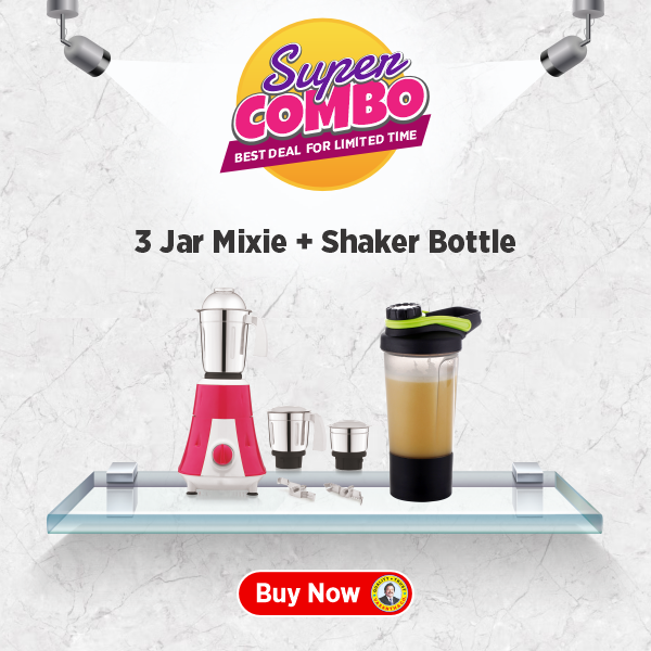 Buy Sowbaghya Uniq 500W Mixer Grinder - Vasanth and Co