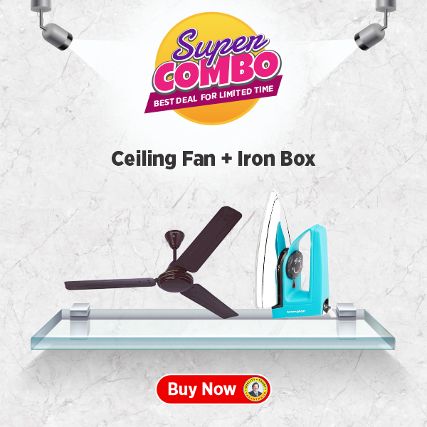 Buy Crompton 48 Sea Breeze/Sea Wind Ceiling Fan - Vasanth & Co