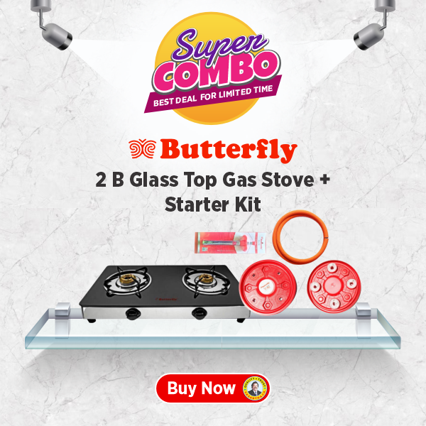 Buy Butterfly Radiant Jumbo 2 Burner Gas Stove - Vasanth & Co