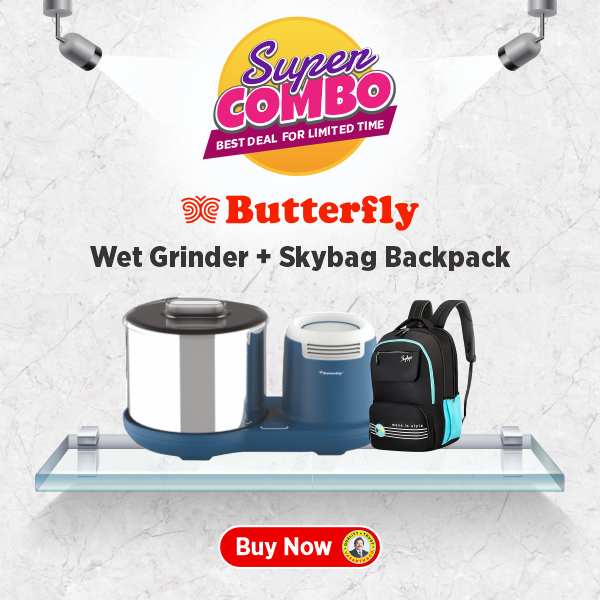 Buy Butterfly 2L Magnum Plus Wet Grinder - Vasanth & Co