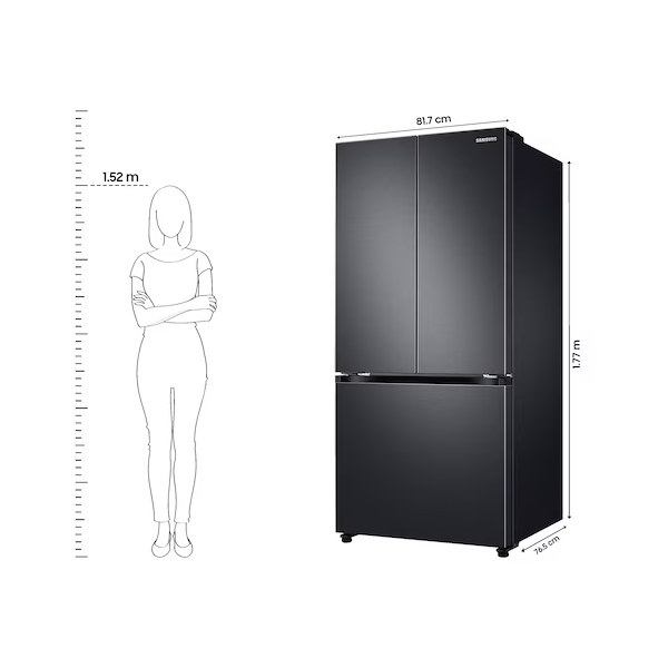 Buy Samsung 550 L RF57A5032B1/TL Twin Cooling Plus™ French Door Refrigerator - Vasanth & Co