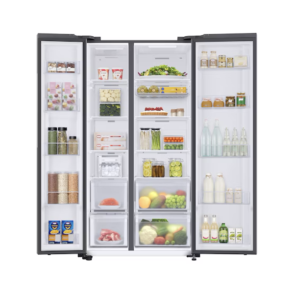 Buy Samsung 653 L 3 Star RS76CB81A312HL Bespoke Convertible 5in1 Side by Side Refrigerator - Vasanth & Co