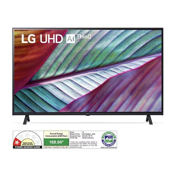 Buy LG 108cm 43 inch 43UR75006LC UHD Smart TV - Vasanth and Co