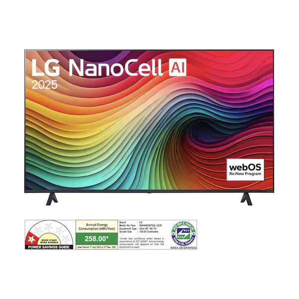 Buy LG 139cm 55 inch 55NANO80T6A NanoCell TV - Vasanth and Co