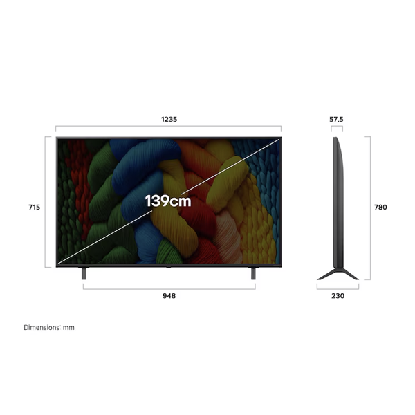 Buy LG 139cm 55 inch 55NANO83A6A NANO Smart TV - Vasanth and Co