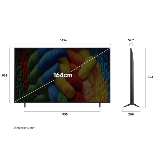 Buy LG 164cm 65 inch 65NANO83A6A Smart TV - Vasanth and Co