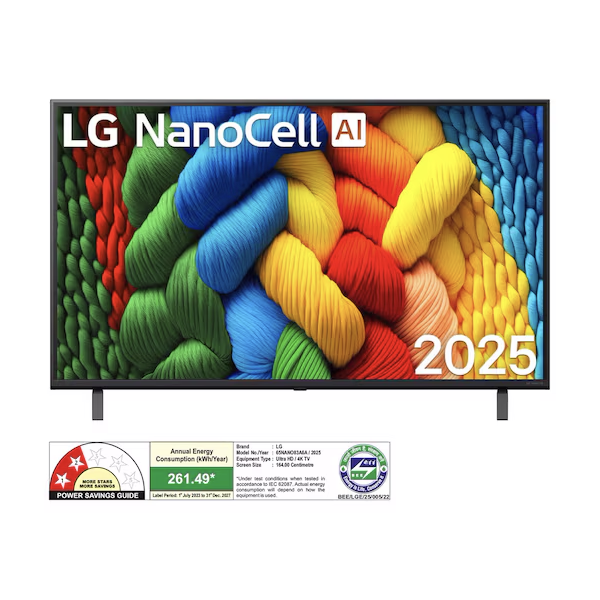Buy LG 164cm 65 inch 65NANO83A6A Smart TV - Vasanth and Co