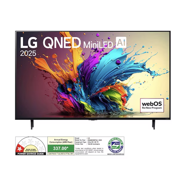 Buy LG 164cm 65 inch 65QNED90T6A QNED MiniLED AI TV - Vasanth and Co