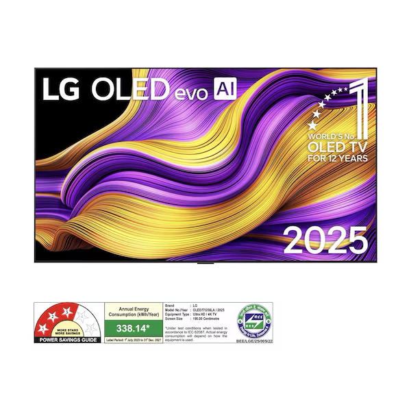 Buy LG 195cm 77 inch OLED77G56LA 4K OLED TV - Vasanth and Co