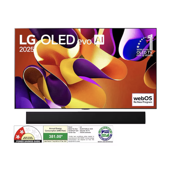 Buy LG 195cm 77 inch OLED77G46LA 4K OLED TV - Vasanth and Co