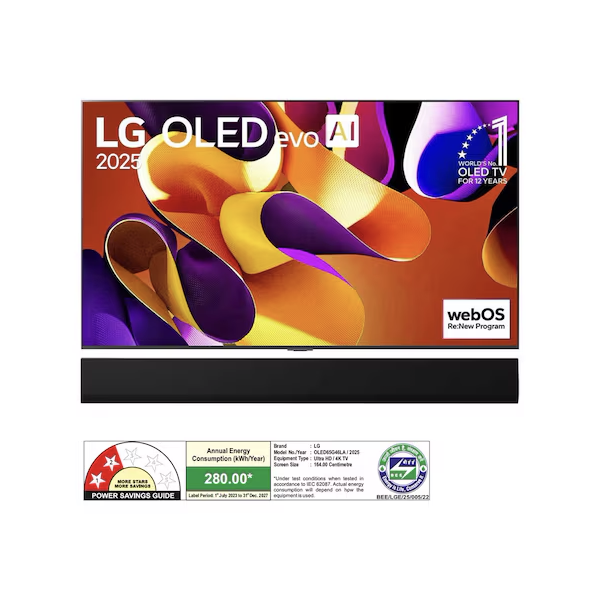 Buy LG 164cm 65 inch OLED65G46LA 4K OLED AI TV - Vasanth and Co