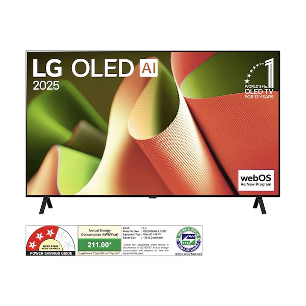 Buy LG 164cm 65 inch OLED65B46LA 4K OLED AI TV - Vasanth and Co