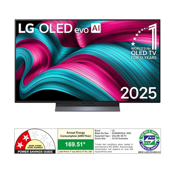 Buy LG 121cm 48 inch OLED48C56LA 4K OLED evo AI TV - Vasanth and Co