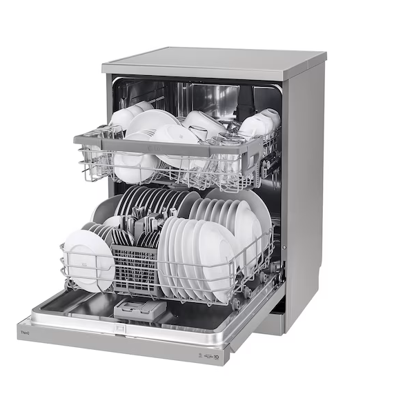 Buy LG 14 Place Settings DFB512FP Silver Dishwasher - Vasanth and Co