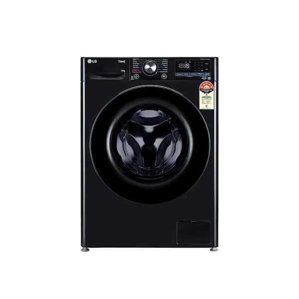 Buy LG 12Kg 5 Star Onyx Black Front Load Washing Machine - Vasanth and Co