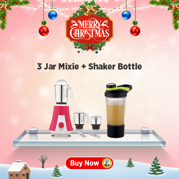 Buy Sowbaghya 3 Jar 500W Uniq Mixer Grinder – Vasanth and Co