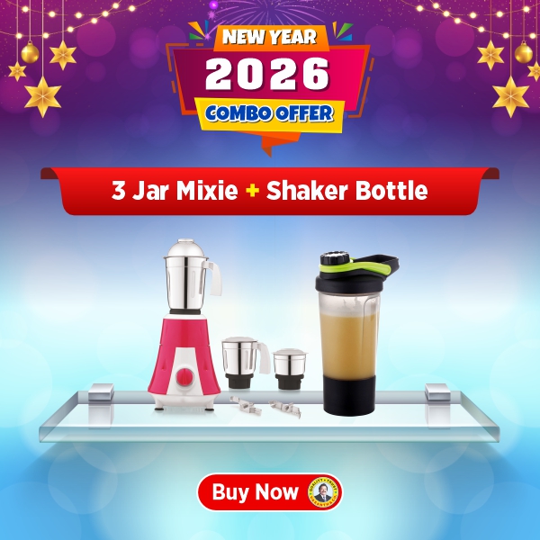 Buy Sowbaghya 3 Jar 500W Uniq Mixer Grinder – Vasanth and Co