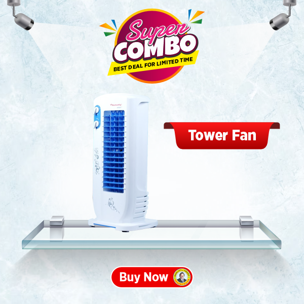Buy Butterfly Windy Plus Tower Fan – Vasanth and Co