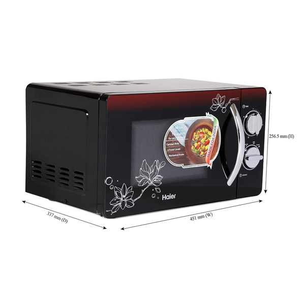 Buy Haier 20L HIL2001MFPH Solo Microwave Oven with Floral Design – Vasanth and Co