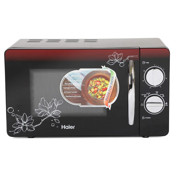 Buy Haier 20L HIL2001MFPH Solo Microwave Oven with Floral Design – Vasanth and Co
