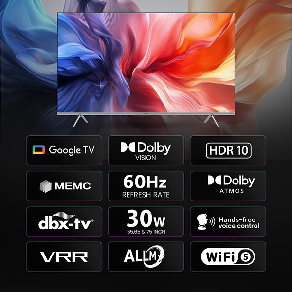 Buy Haier 65 inch 165 cm 65P7GT-P 4K Ultra HD Smart Google TV – Vasanth and Co