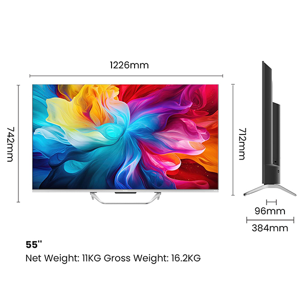 Buy Haier 55 Inch 139 cm 55S800QT-P Series 4K QLED Smart Google TV – Vasanth and Co