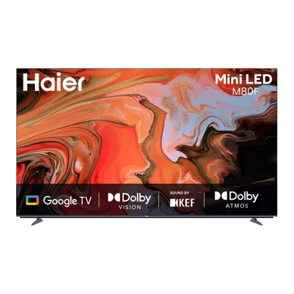 Buy Haier 85 inch 216 cm H85M80FUX Mini LED M80F Series 4K Ultra HD Smart Google TV – Vasanth and Co