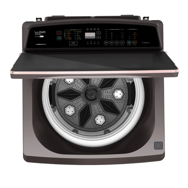 Buy Lloyd 8.5 kg 5 Star GLWT855N12CB Novante IOT Fully Automatic Top Load Washing Machine – Vasanth and Co