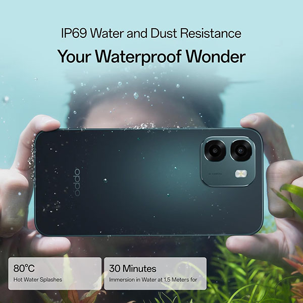 Buy Oppo A6 5G 4 GB RAM 128 GB Ice Sapphire Blue Mobile Phone – Vasanth and Co