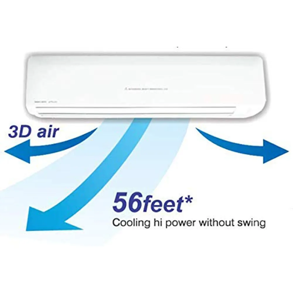 Buy Mitsubishi 1.6 Ton 3 Star SRK20CSS-S6/A White Split Air Conditioner – Vasanth and Co