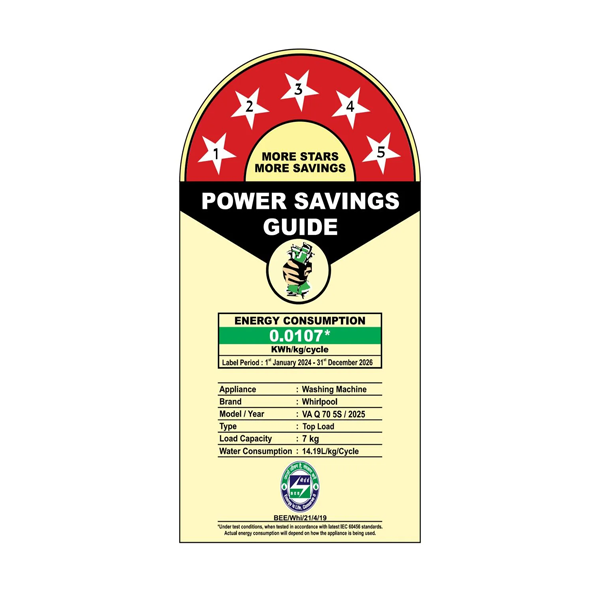 Whirlpool Whitemagic Elite 7.0 Kg Fully Automatic Top Load Washing Machine | Vasanthand Co