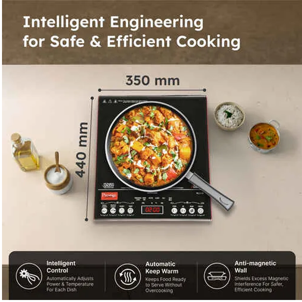 Prestige PIC 3.1 V3 2000W Induction Cooktop with Whistle Counter – Vasanth & Co