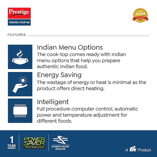 Prestige Xpress 1200W Induction Cooktop with Voltage Regulator – Vasanth & Co