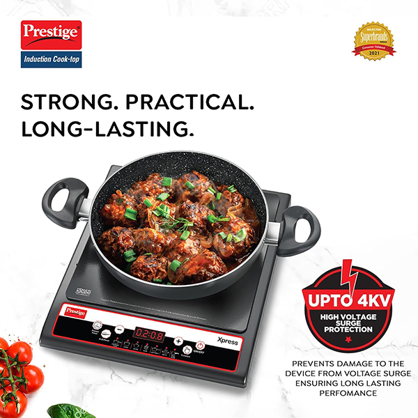 Prestige Xpress 1200W Induction Cooktop with Voltage Regulator – Vasanth & Co