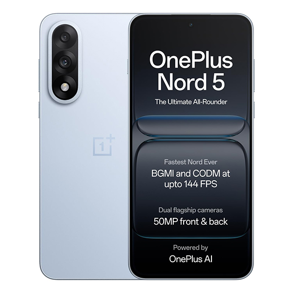 Buy OnePlus Nord 5 8GB 256GB Dry Ice Mobile Phone – Vasanth and Co