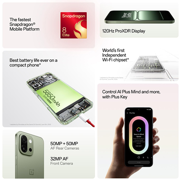 Buy OnePlus 13S 5G 12GB RAM 256GB Green Silk Mobile Phone – Vasanth and Co