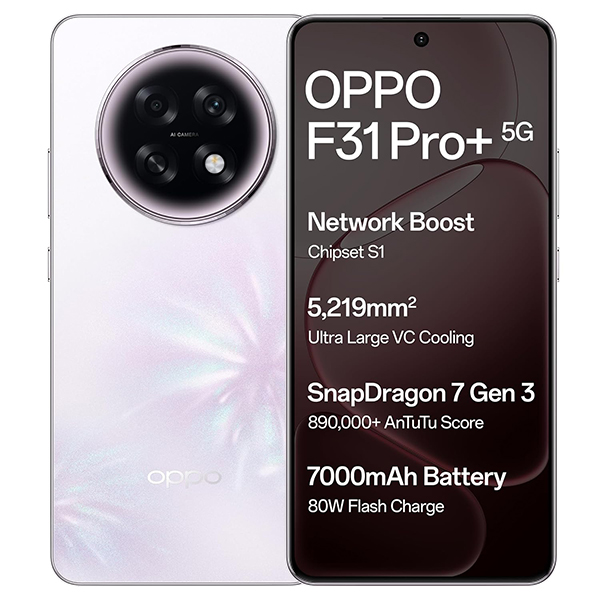 Buy Oppo F31 Pro+ 5G 12GB RAM 256GB Festival Pink Mobile Phone – Vasanth and Co