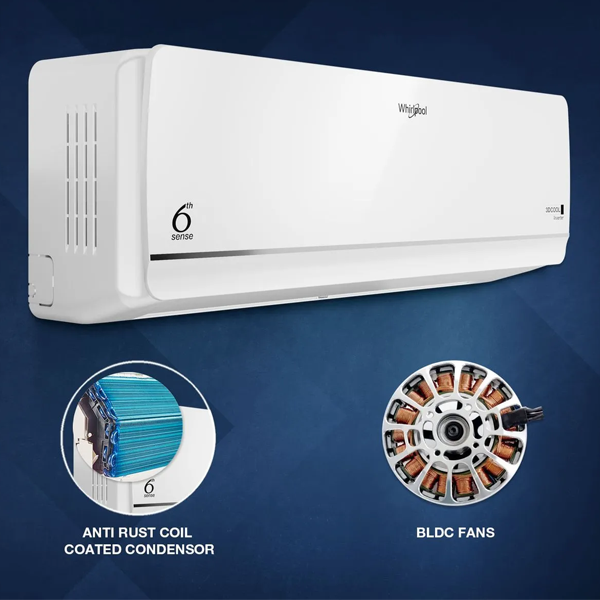 Buy Whirlpool 2.0T 3 Star S6M3PP0 3DCool Inverter Split Air Conditioner – Vasanth and Co