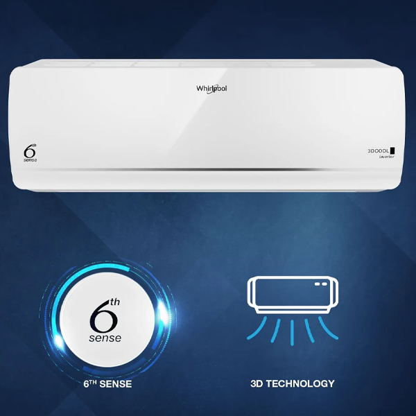 Buy Whirlpool 2.0T 3 Star S6M3PP0 3DCool Inverter Split Air Conditioner – Vasanth and Co