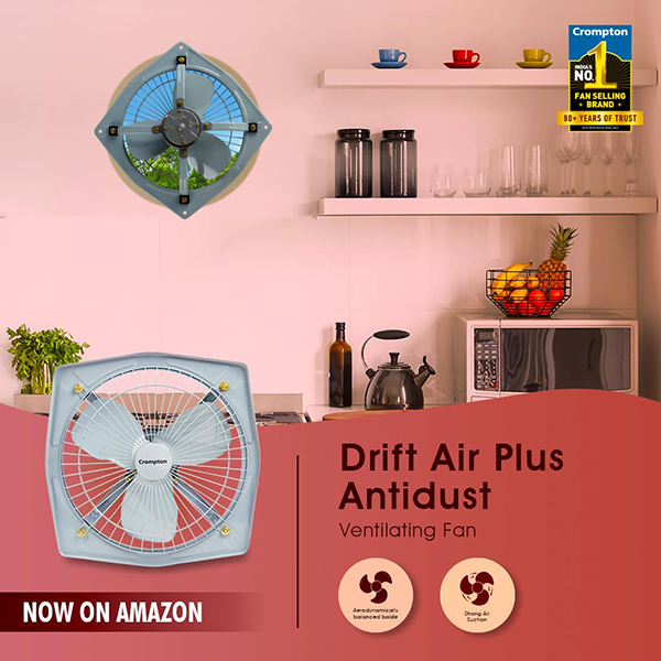 Buy Crompton 9 Inch Greaves Drift Air Exhaust Fan – Vasanth and Co