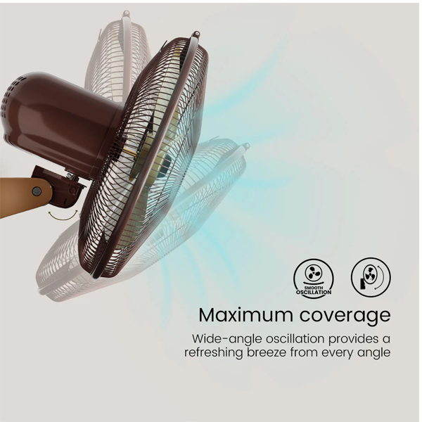 Buy Crompton High Flow Waveplus Wall Mount Fan – Vasanth and Co