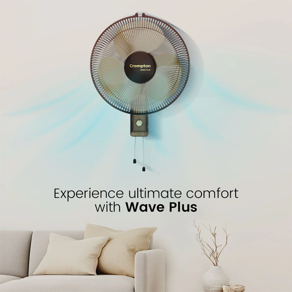 Buy Crompton High Flow Waveplus Wall Mount Fan – Vasanth and Co