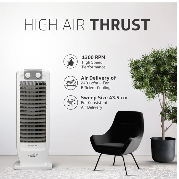 Buy VGuard 17 Inch Veemagik Neo Tower Fan – Vasanth and Co